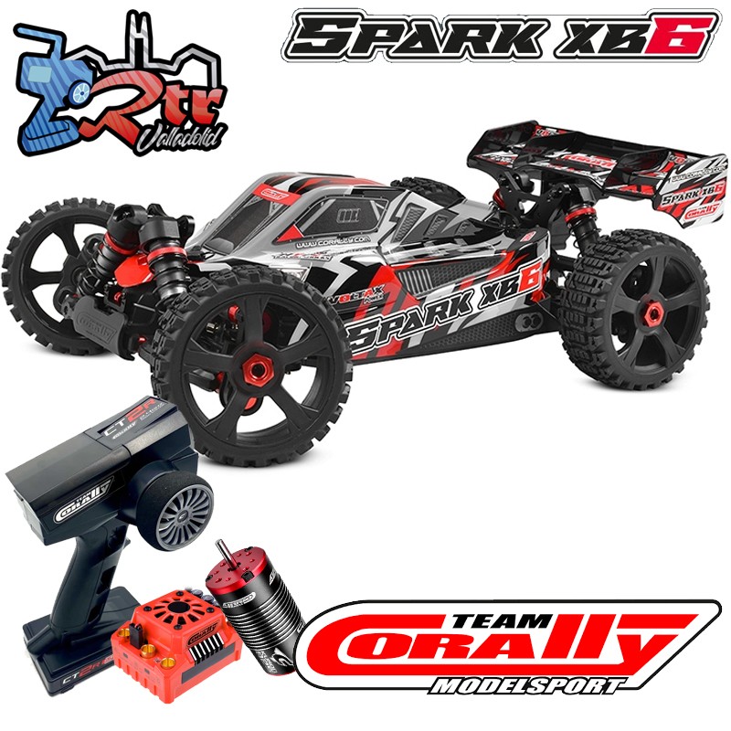 Team Corally Buggy Spark XB-6 Brushless 6S RTR Rojo