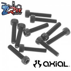Tornillo de cabeza cilíndrica M2,6 x 12 mm, negro 10 Unidades AX31398
