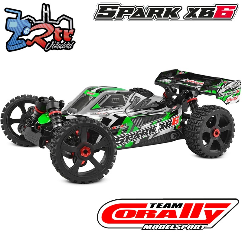 Team Corally Buggy Spark XB-6 Kit Electrico Roller Verde