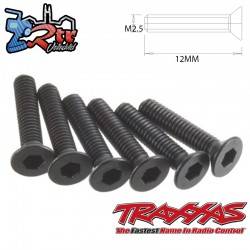 Tornillos máquina avellanada 2,5x12 Tornillo Traxxas TRA2526
