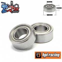 Rodamientos de Bolas 5x10x4mm 2 piezas HPI-B021