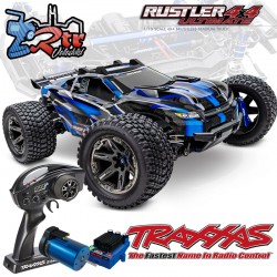 Traxxas Rustler Ultimate 4x4 Brushless TSM Azul