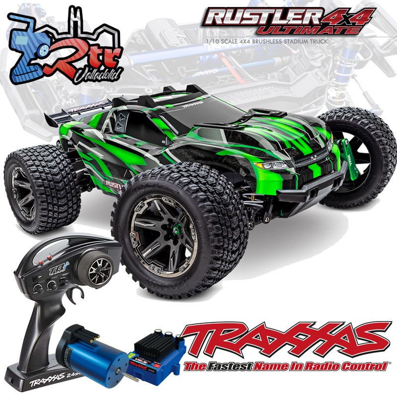 Traxxas Rustler Ultimate 4x4 Brushless TSM Verde