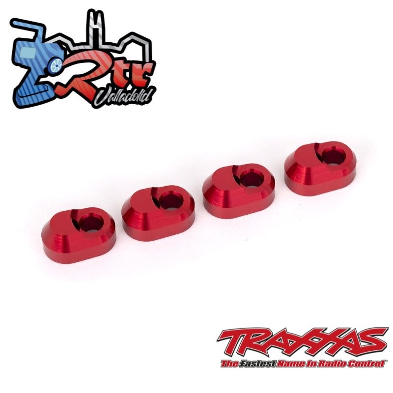Pines retenedores de suspensión aluminio Rojo Traxxas X-Maxx TRA7743-RED