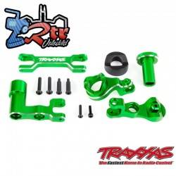 Conjunto de palanca acodada de aluminio Verde Traxxas XRT TRA7843-GRN