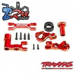Conjunto de palanca acodada de aluminio Rojo Traxxas XRT TRA7843-RED