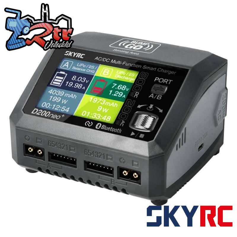 Cargador Lipo Balanceador SkyRC D200 Neo Dos puertos 1-6s 20A 200W AC