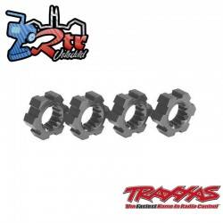 Tuercas Traxxas Hexagonales Gris 4 Und 7756-GRAY