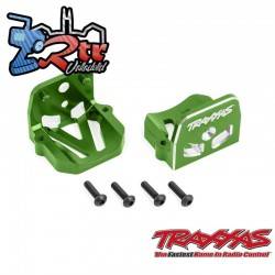 Soportes de motor Aluminio Verde delanteros y traseros TRA7760-GRN