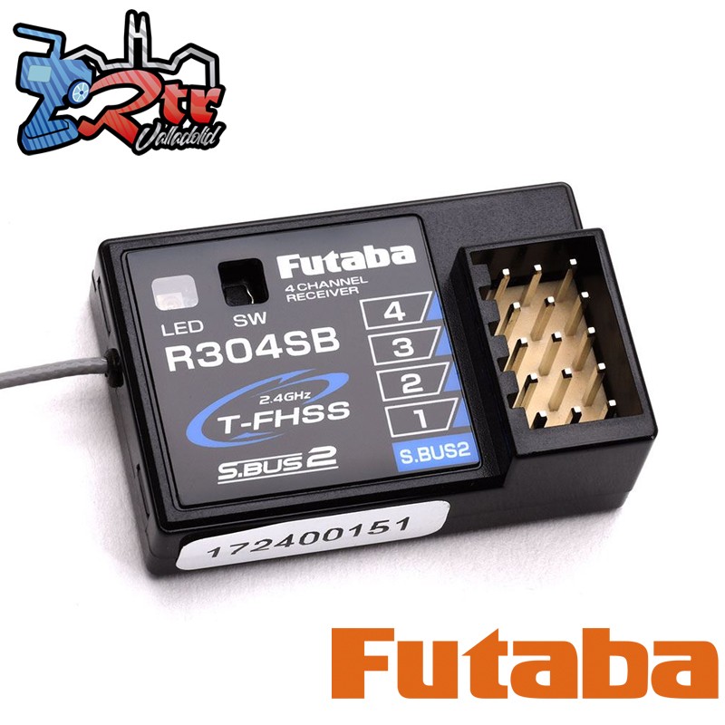 Receptor Futaba R304SB-E 4Canales T-FHSS/S.Bus2 Coche