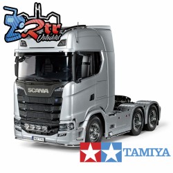 Tamiya Camión Scania 770S 6x4/4 1/14 Kit Prepintado Plata