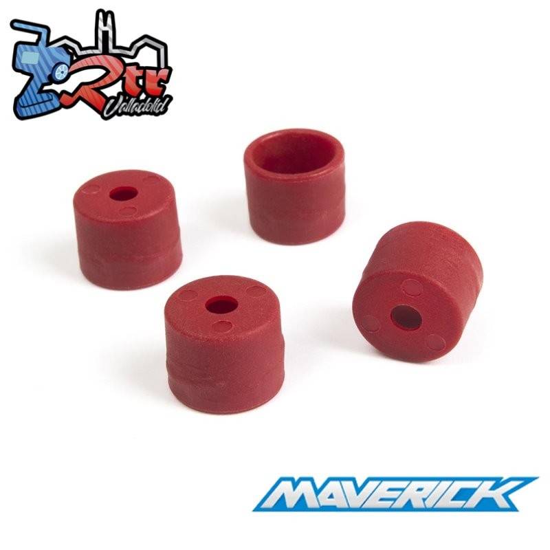 Arandelas de Rueda Maverick Rojo 4 unidades MV150537