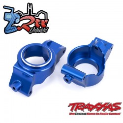 Bloques de ruedas de aluminio (c-hubs), izquierda y derecha Azul Traxxas TRA7832-BLUE
