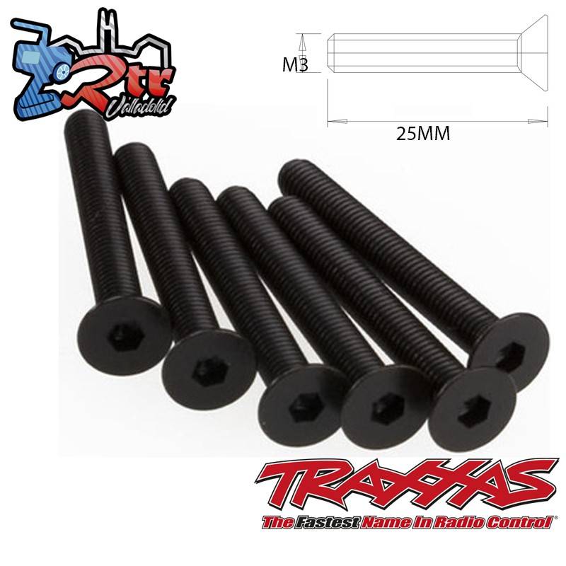 Tornillos Hexagonales 3X25 mm 6 Unidades TRA4858