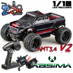 Absima EP Monster Truck "AMT3.4-V2" 1/10 4Wd RTR Escobillas
