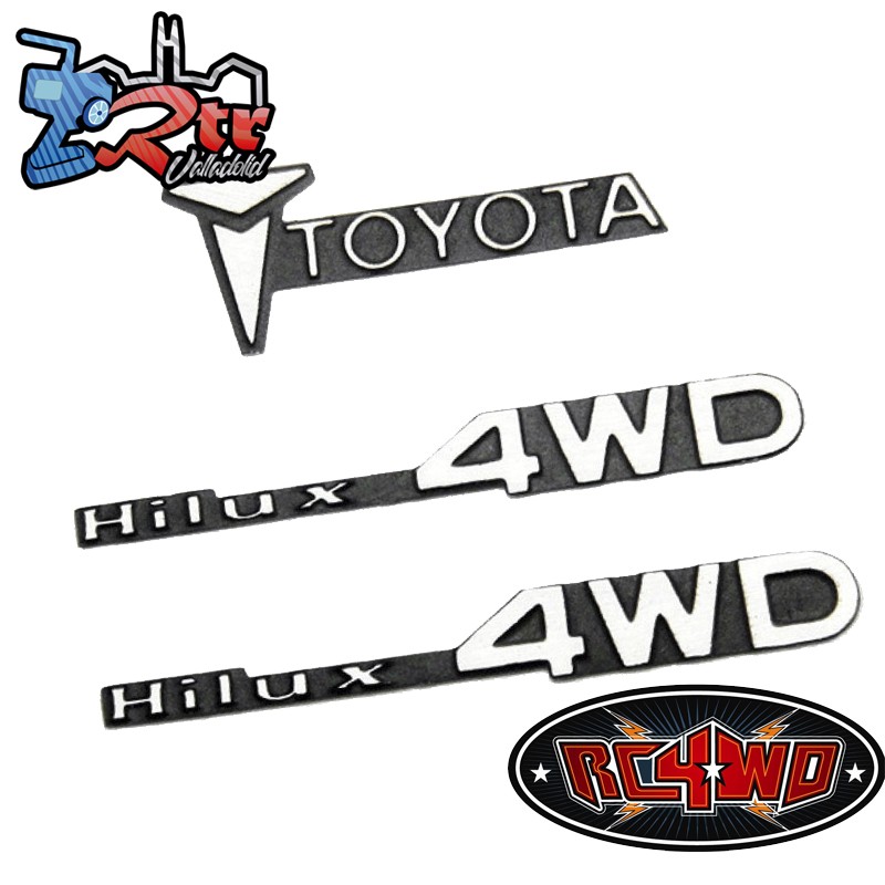 Emblema de metal 1/10 para Tamiya Hilux RC4WD VVV-C0007