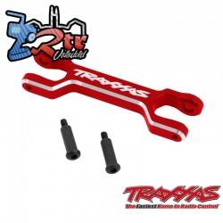 Enlace de dirección  aluminio 6061-T6 Rojo Traxxas TRA7879-RED