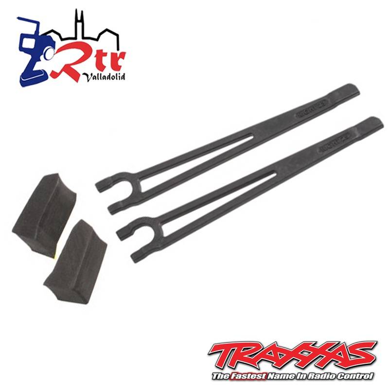 Soporte de baterías con foams (baterías bajas 2s) TRX3927