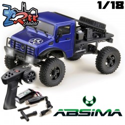 Absima Trail Hunter V2 Crawler 1/18 4x4 Luces dos velocidades RTR Azul