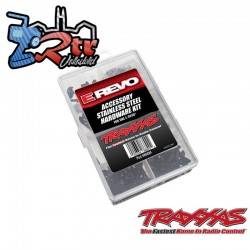 Kit de Tornillos para Traxxas  E-Revo VXL 1/10 Acero Inoxidable TRA8689X