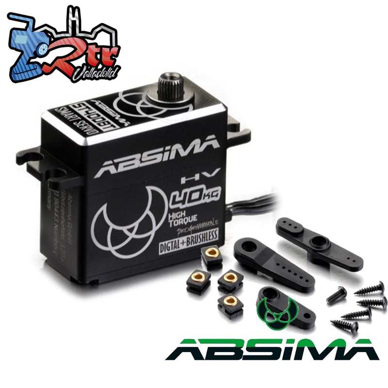 Servo Absima HV Digital Alu ST40DBT 40KG Race-Spec Piñonera Metal