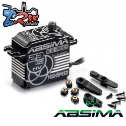 Servo Absima Brushless HV Digital Alu ST23DBF 23KG Team Spec Piñonera Metal