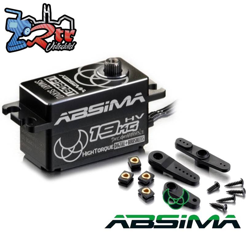 Servo Absima HV Digital Alu LP15DBF 19KG 8.4V Race Spec Piñonera Metal