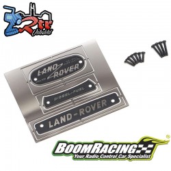 Juego de emblemas Boom Racing (acero inoxidable) para Serie Land Rover® (Diesel) para BRX02 109