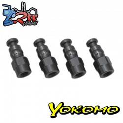 Bola de tapa de amortiguador de aluminio Yokomo YD-4/YD-2 Y4-S8