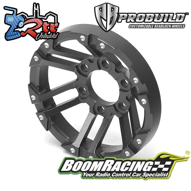 Placa frontal ProBuild™ Alum TWS Faceplate 1 Unidad Negra BoomRacing