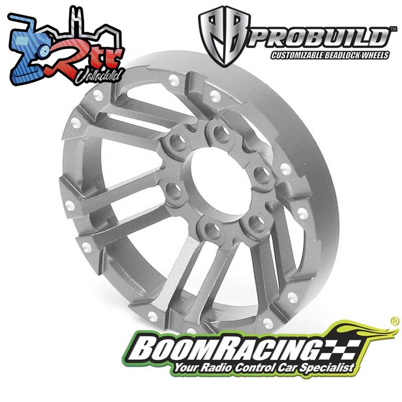 Placa frontal ProBuild™ Alum TWS Faceplate 1 Unidad Gris Oscuro mate BoomRacing