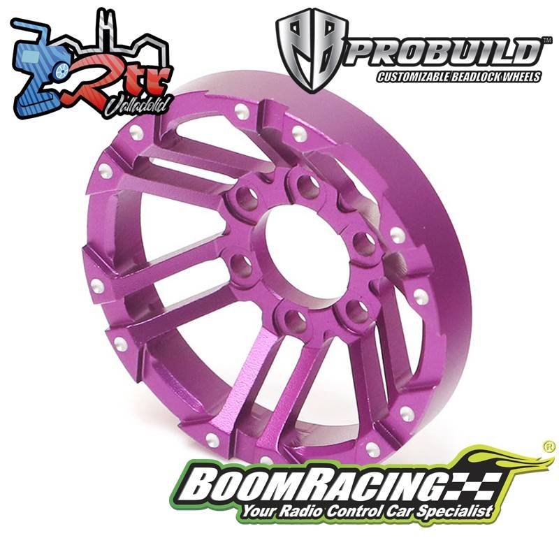 Placa frontal ProBuild™ Alum TWS Faceplate 1 Unidad Purpura BoomRacing