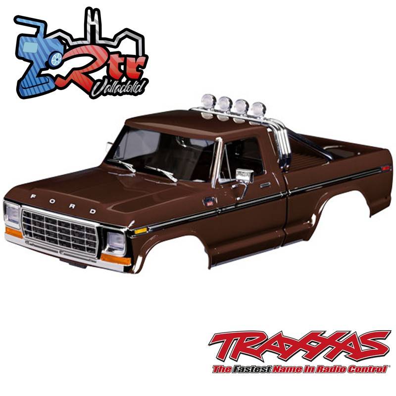 Carrocería, camioneta Ford F-150 1979 Marron Traxxas TRX-4M TRATRA9812-BRWN