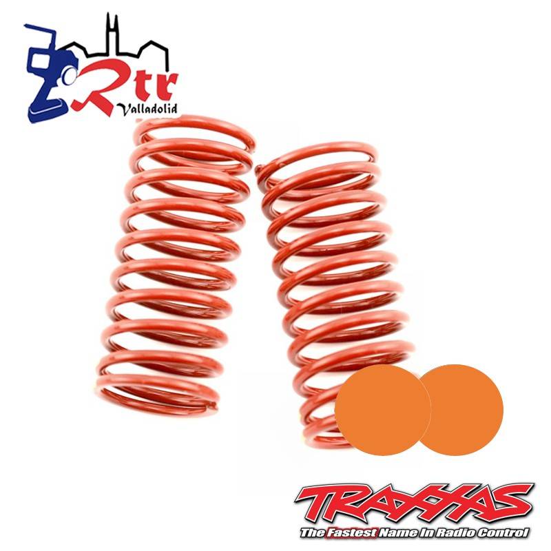 Muelles Rojos dureza 5.4 (Doble Naranja) Traxxas GTR TRA5649