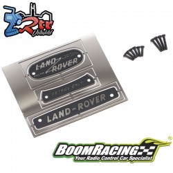Juego de emblemas Boom Racing (acero inoxidable) para Serie Land Rover® (Petróleo) para BRX02 109 BRX02325