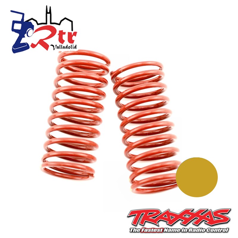 Muelles Rojos dureza 3.8 (Oro) Traxxas GTR TRA5439