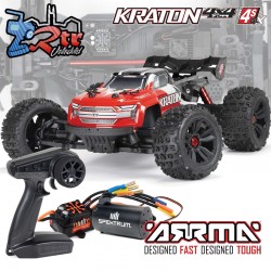 Arrma Kraton V2 Truggy Brushless Rojo 4S 4WD 1/10