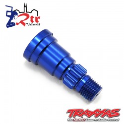 Eje de muñón, aluminio, anodizado azul TRA7753