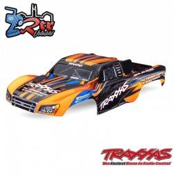 Carrocería, Slash® 2WD, Naranja pegatinas aplicadas para montaje sin clip Traxxas TRA5924-ORNG
