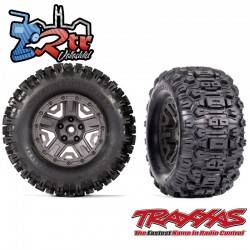 Ruedas Traxxas Sledgehammer 2.8 12mm Cromo TRA9072-GRAY