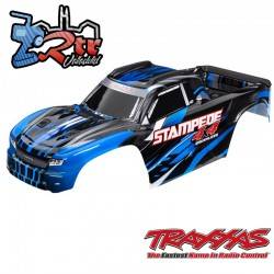 Carrocería TRAXXAS Stampede® pintada y pegatinas aplicadas 4X4 BL-2 para montsaje sin clip TRA6762-BLUE