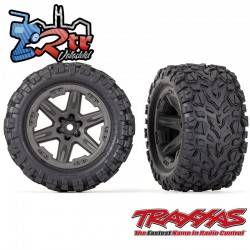 Ruedas Traxxas Talon EXT  2.8 12mm Gris Oscuro TRA6763