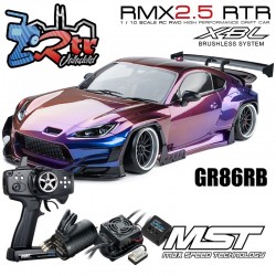 MST RMX 2.5 2WD 1/10 Drift Car RTR - Brushless 2.4G / Toyota GR86 Purpura iridiscente