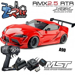 MST RMX 2.5 2WD 1/10 Drift Car RTR - Brushless 2.4G /  Toyota A90RB - Rojo