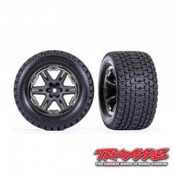 Ruedas Traxxas RXT Gravix 2.8 12mm Negro Cromo TRA6764-BLKCR