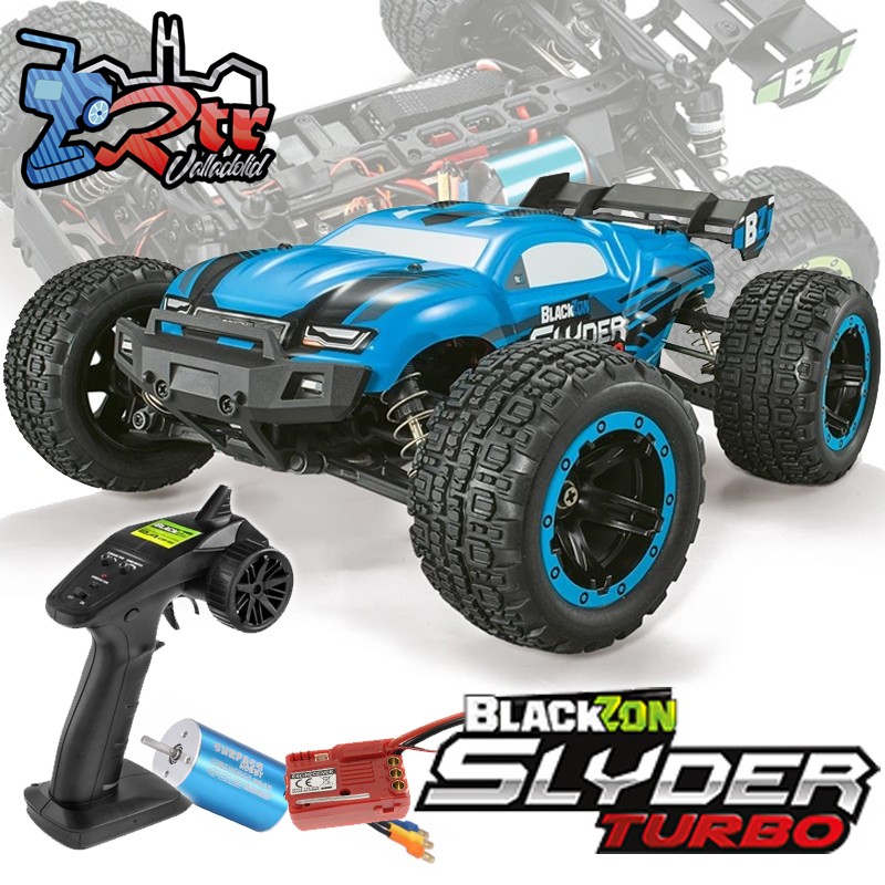 Blackzon Slyder ST 1/16 4Wd Brushless RTR Truggy Azul