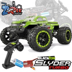 Blackzon Slyder MT 1/16 4Wd Brushless RTR Monster Verde