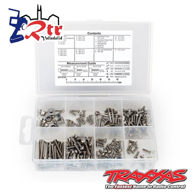 Tornilleria Completa Acero Inoxidable Traxxas TRX-4 TRA8298