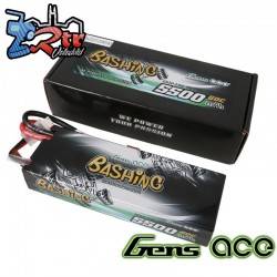 Batería Lipo GensAce 5500mAh 7.4V 60C 2S1P Conector T-Deam Bashing
