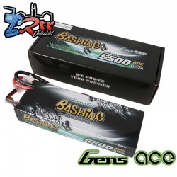 Batería Lipo GensAce 5500mAh 7.4V 60C 2S1P Conector T-Deam Bashing